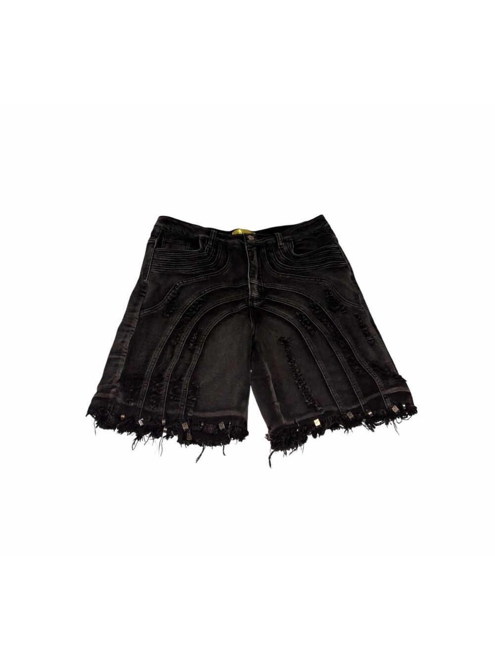 Black Guapi Jean Shorts 34